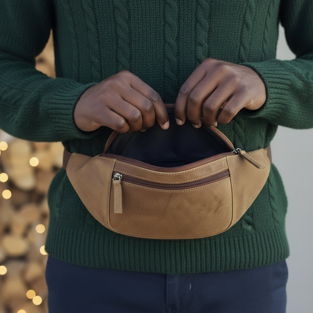 Moon Bag – Genuine Buffalo Leather