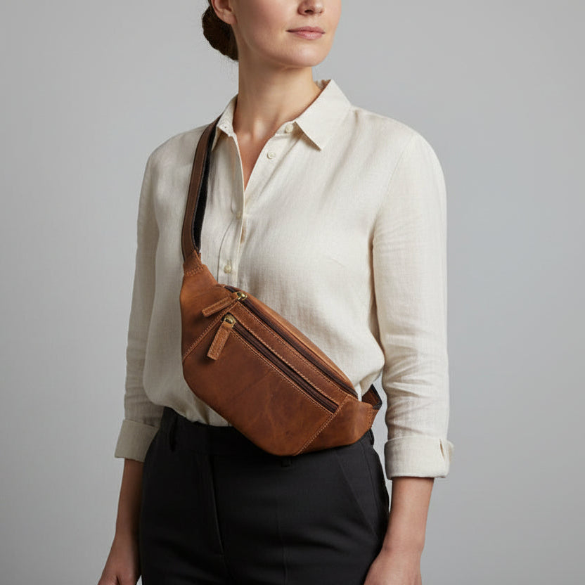 Moon Bag – Genuine Buffalo Leather