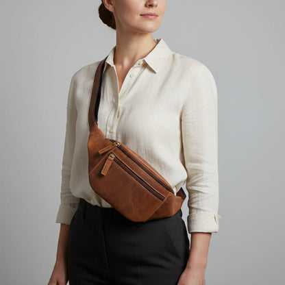 Moon Bag – Genuine Buffalo Leather