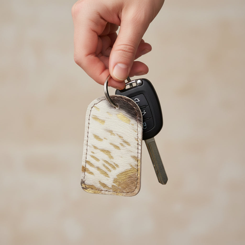 Keyring Leather and Nguni