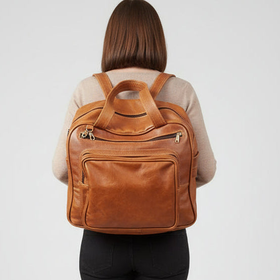 The Coney – Leather Nappy & Travel Bag