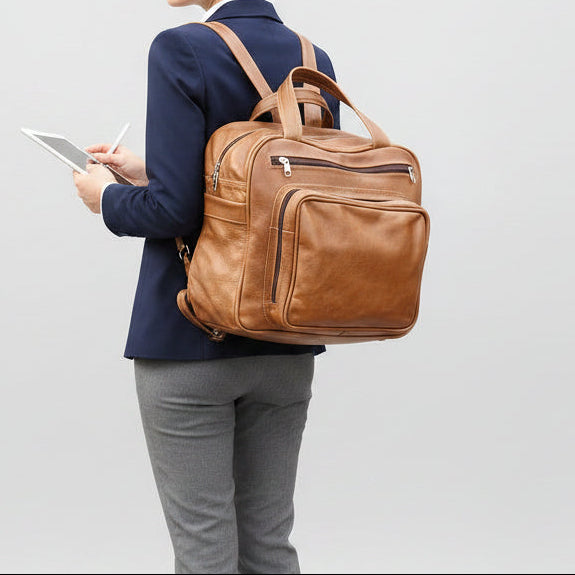 The Coney – Leather Nappy & Travel Bag