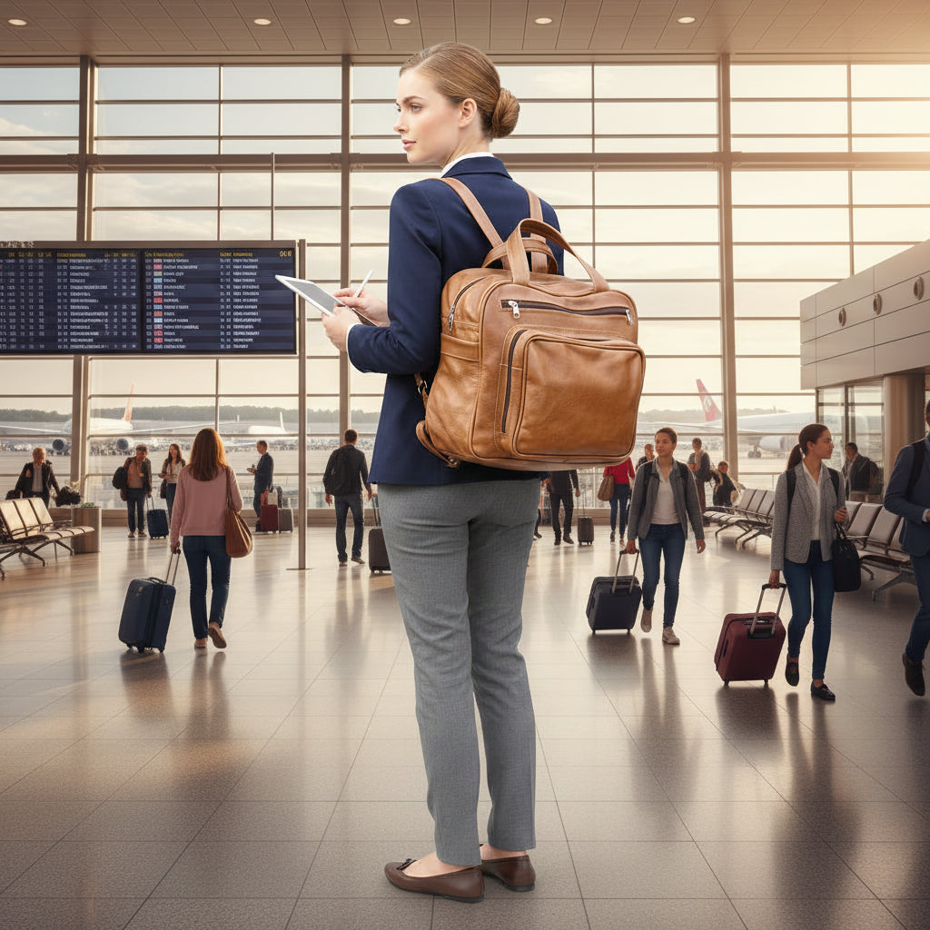 The Coney – Leather Nappy & Travel Bag