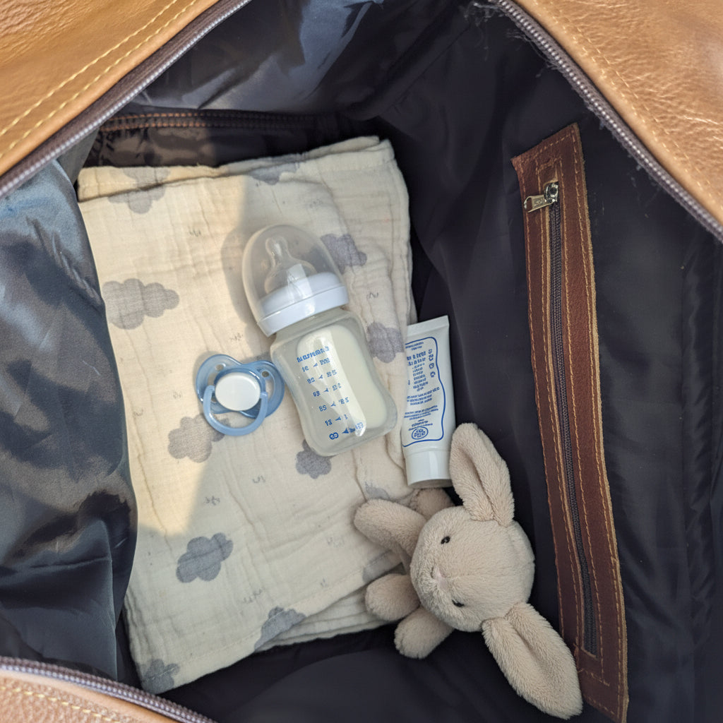 The Coney – Leather Nappy & Travel Bag