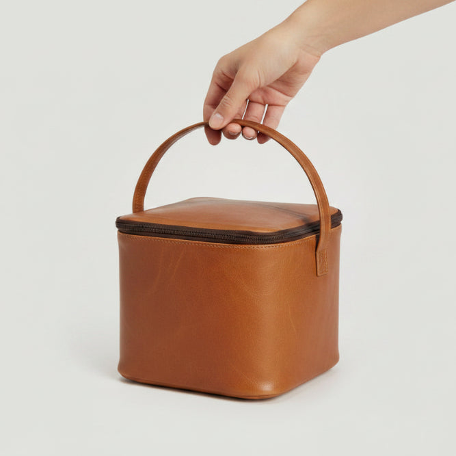 Kindle Box Genuine Leather Picnic & Lunch Box