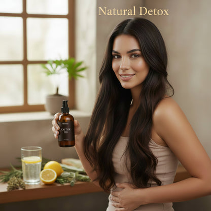 Pure Castor Oil - Cold-Pressed, Hexane-Free
