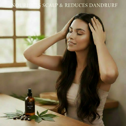 Pure Castor Oil - Cold-Pressed, Hexane-Free