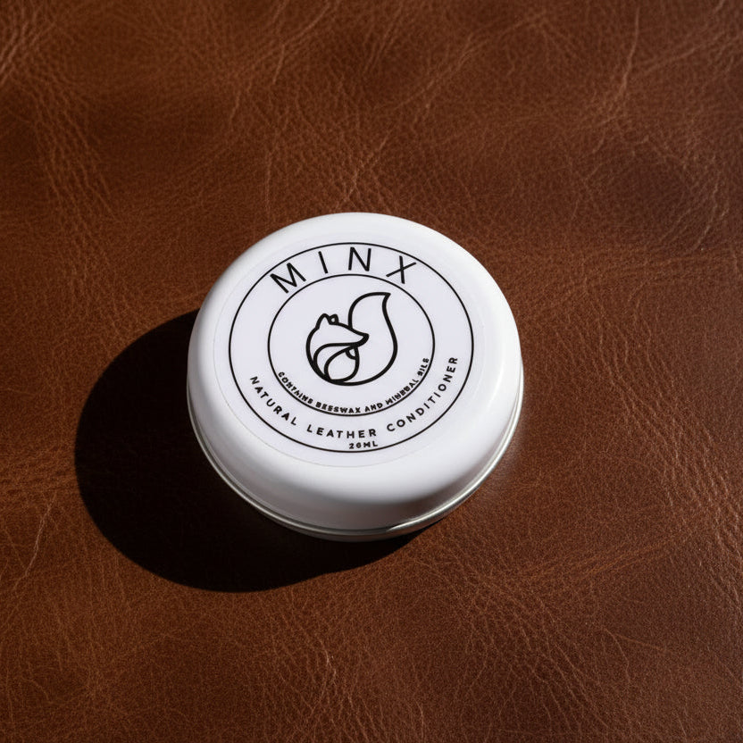 Natural Leather Care Cream Conditioner Beewax 20ml