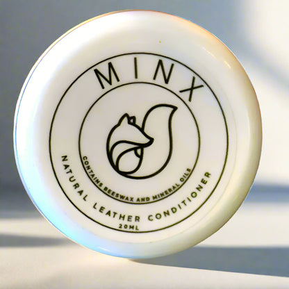 Natural Leather Care Cream Conditioner Beewax 20ml
