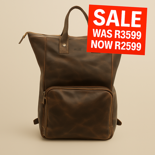 Amaliya Leather Nappy Bag