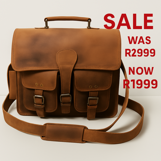 Barbados Leather Laptop Bag