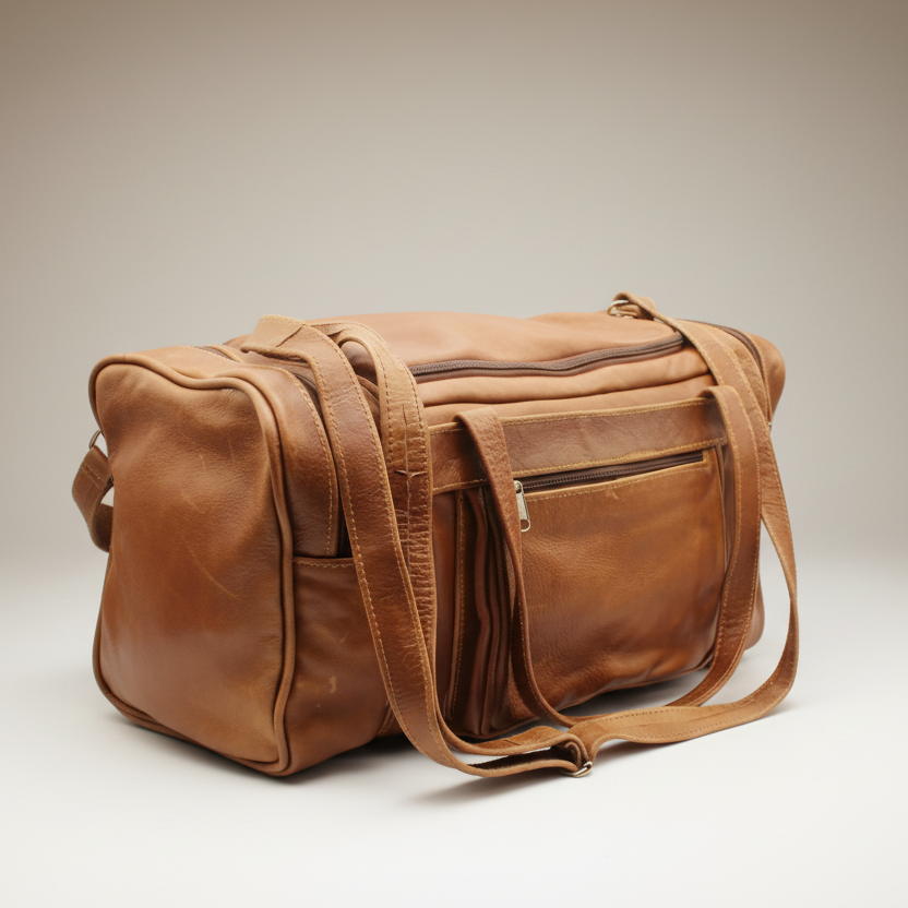 Bentley Leather Duffle Bag
