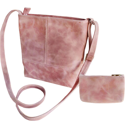 Pink Leather Sling Combo