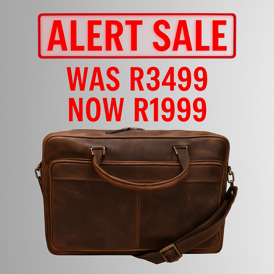 Coral Cove Leather Laptop Bag
