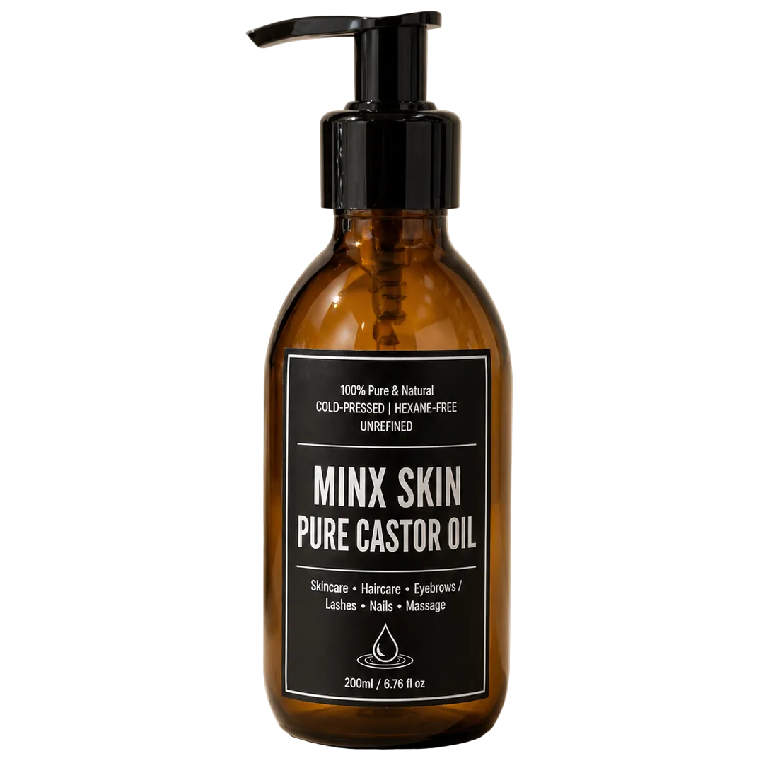 Pure Castor Oil - Cold-Pressed, Hexane-Free
