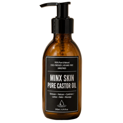 Pure Castor Oil - Cold-Pressed, Hexane-Free