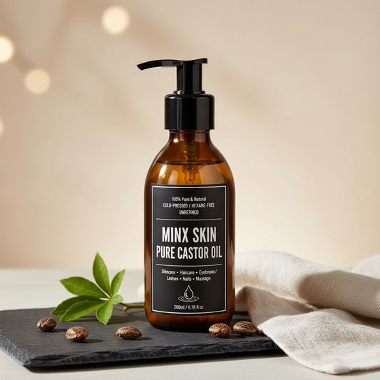 Pure Castor Oil - Cold-Pressed, Hexane-Free