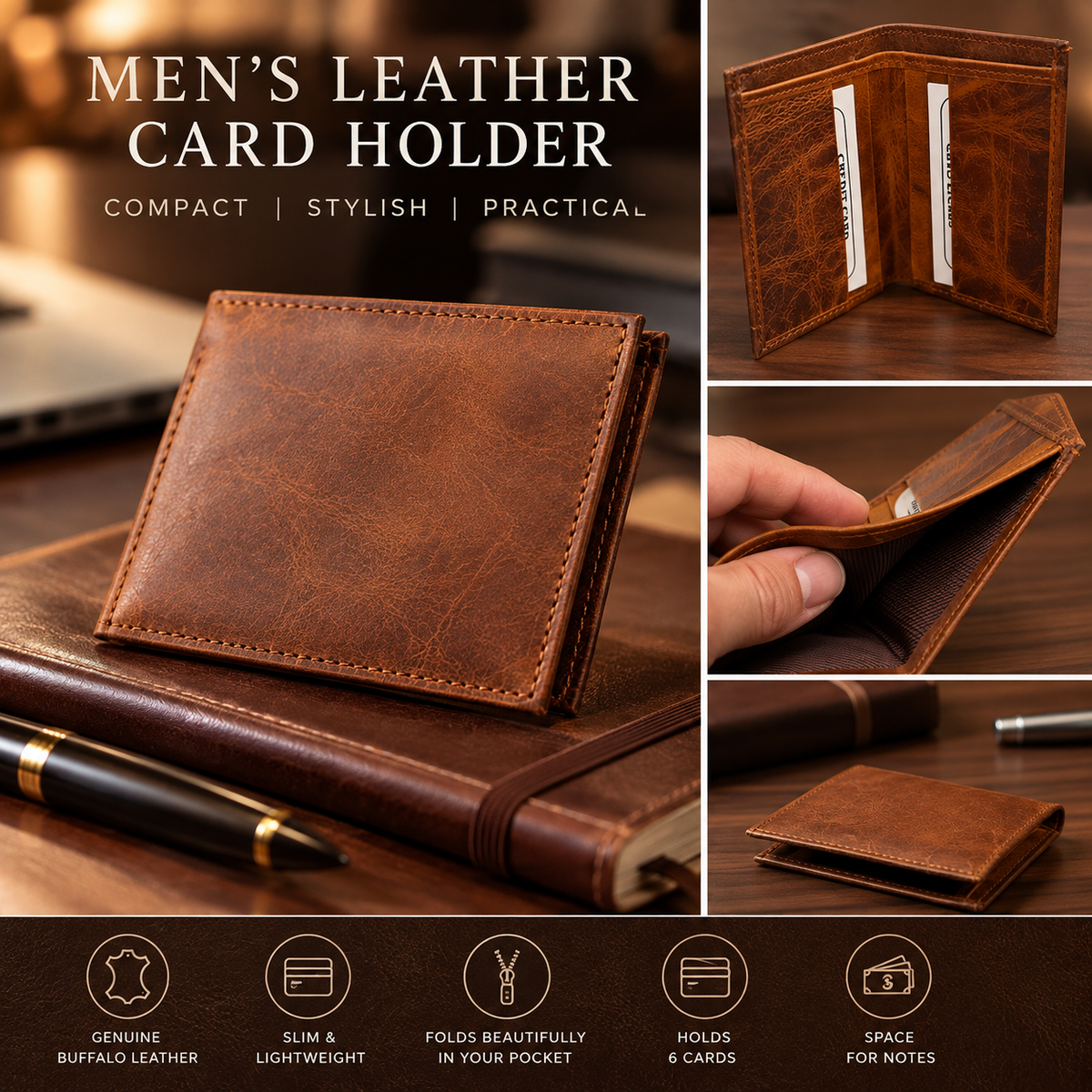 Genuine Leather Card Holder