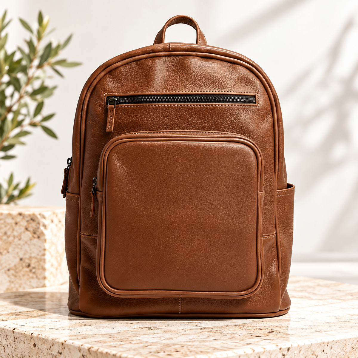 The Outback Genuine Leather Backpack – Everyday Work & Travel Backpack