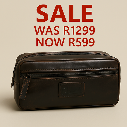 Dopp Kit Leather Bag