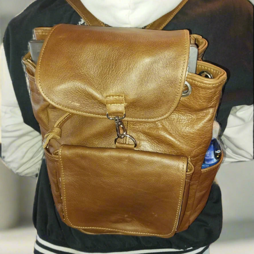 Drew Leather Backpack