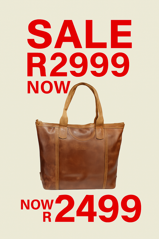 Hannah Leather Nappy Bag