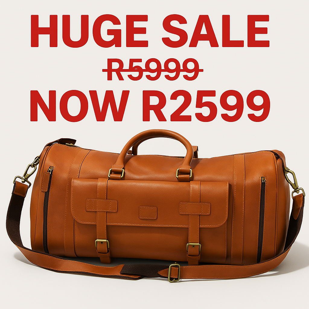 Harry Luxe Leather Duffel Bag