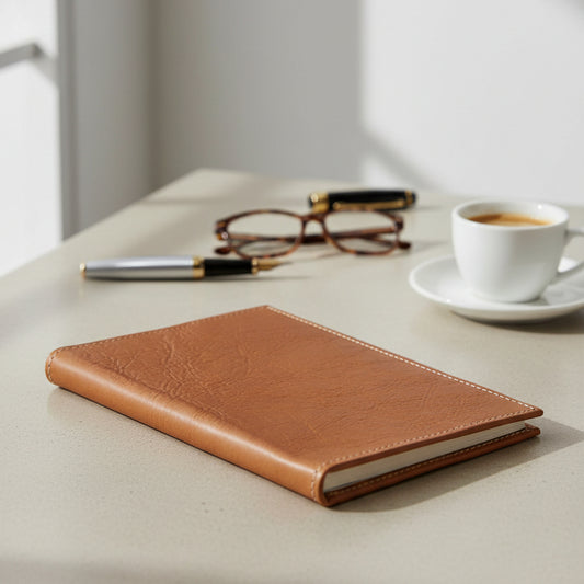 A5 Leather Book Cover