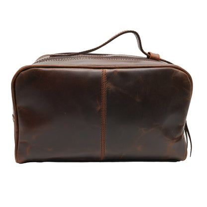 Vintage Double Zip Toiletry Bag