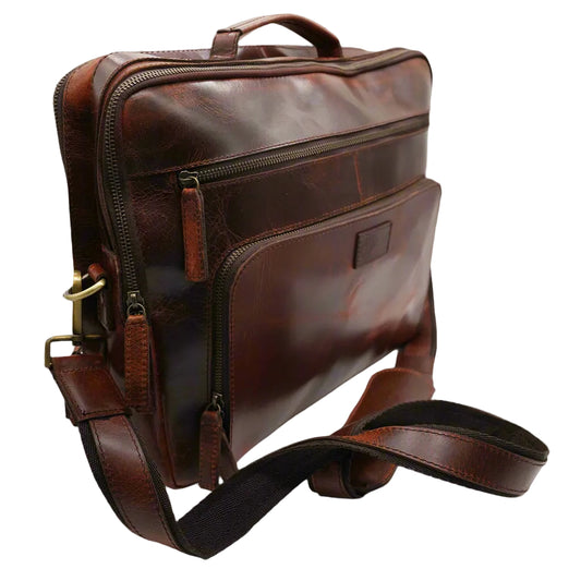 Koh Samui Leather Laptop Bag