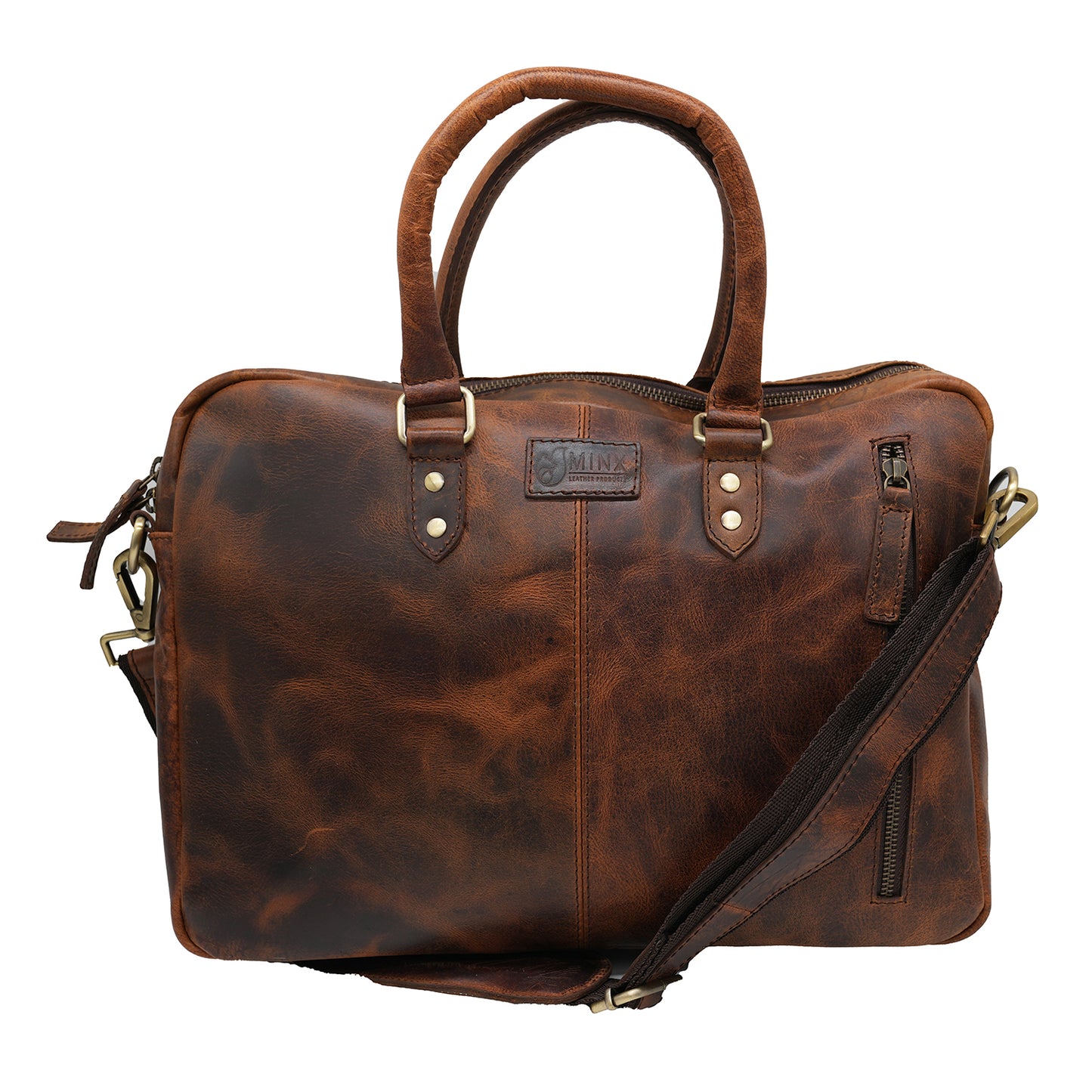 Capri Classic Leather Laptop Bag