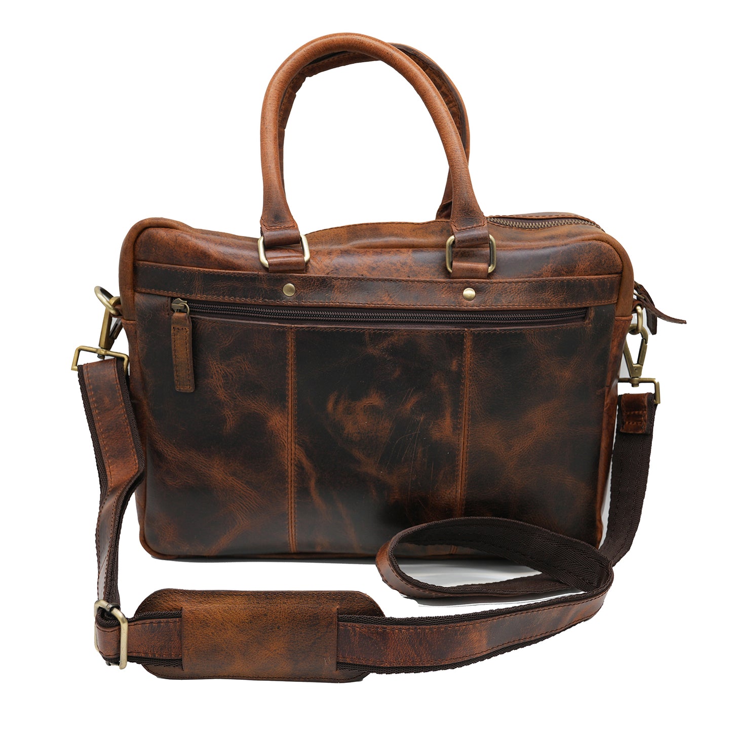 Capri Classic Leather Laptop Bag