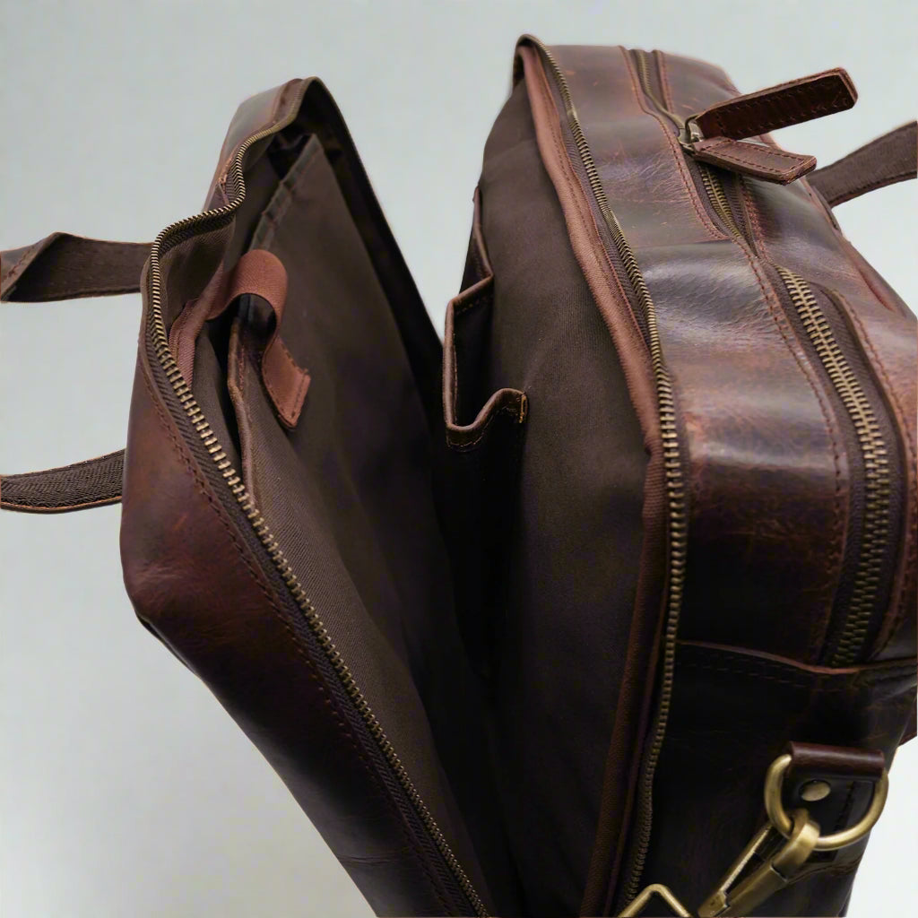 Koh Samui Leather Laptop Bag