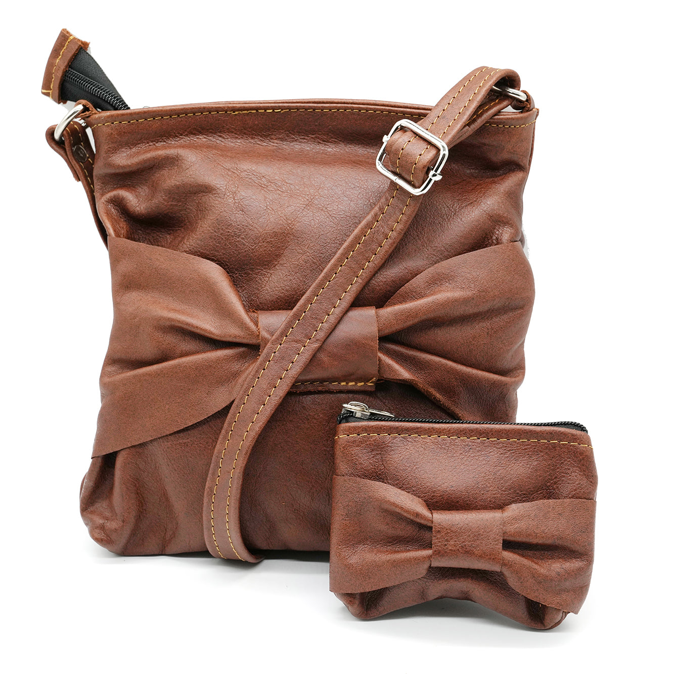 Bow Bag Leather Combo - Gift Set