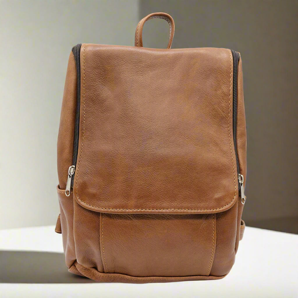 Mini Chicago Leather Backpack