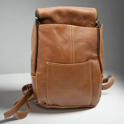 Mini Chicago Leather Backpack