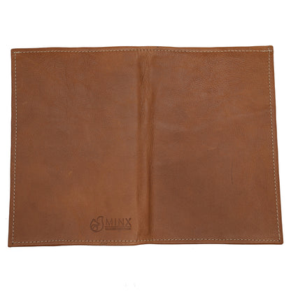 A4 Raw Leather Book Cover