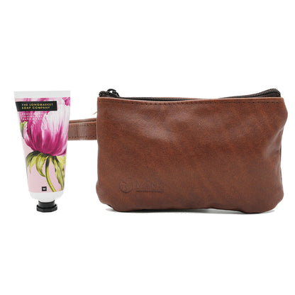 Leather Make up bag Combo