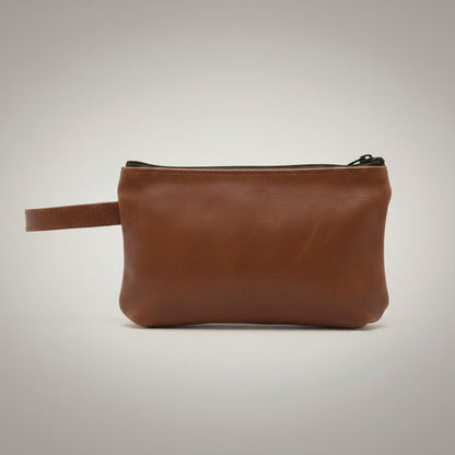 Leather Make up Bag with Hand cream and Lip ice