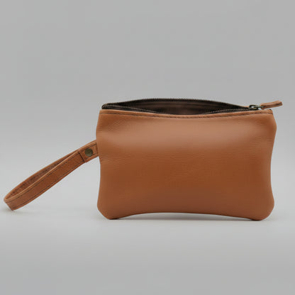 Leather Make up Bag with Hand cream and Lip ice