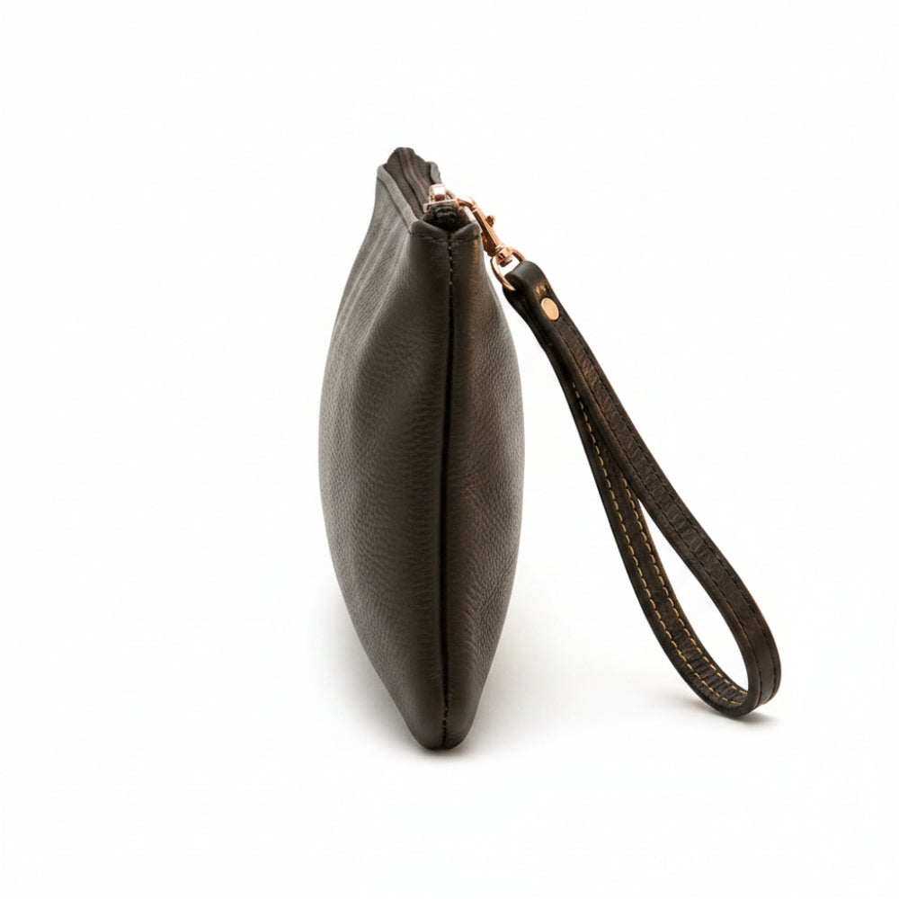 Leather Make up Bag with Luxury Gold Hand Cream