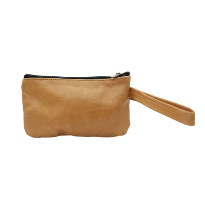 Leather Make up Bag with Hand cream and Lip ice