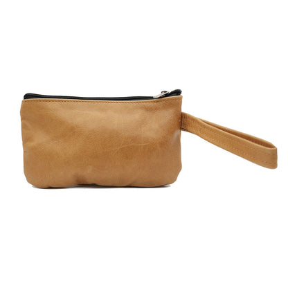 Leather Make up Bag with Luxuary Gold Handcream