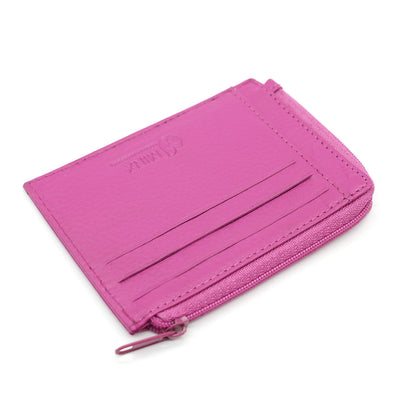 Dinki Pink Leather Card Holder