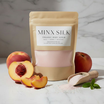 Silky Glutathione and Peach Salt Body Scrub