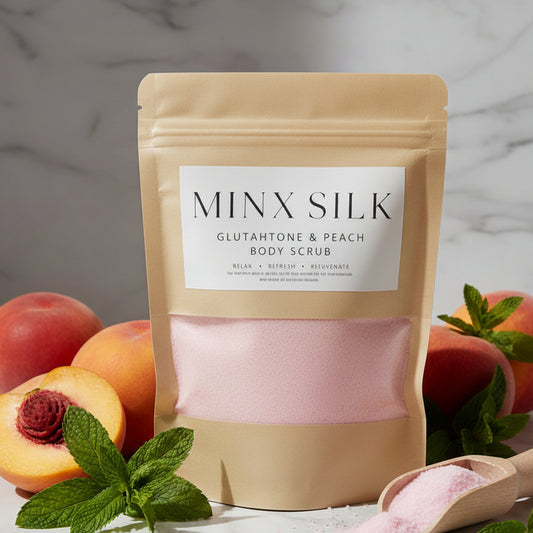 Silky Glutathione and Peach Salt Body Scrub