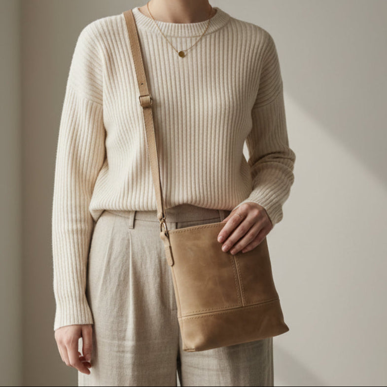 Get up and go Leather Bag