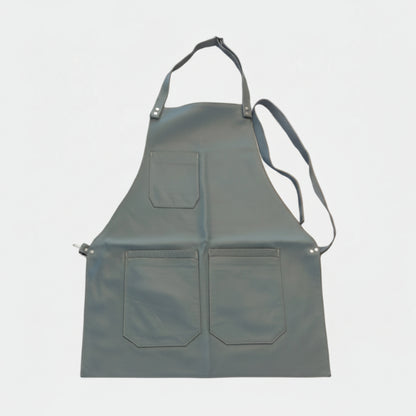 Premium Leather Apron Grey