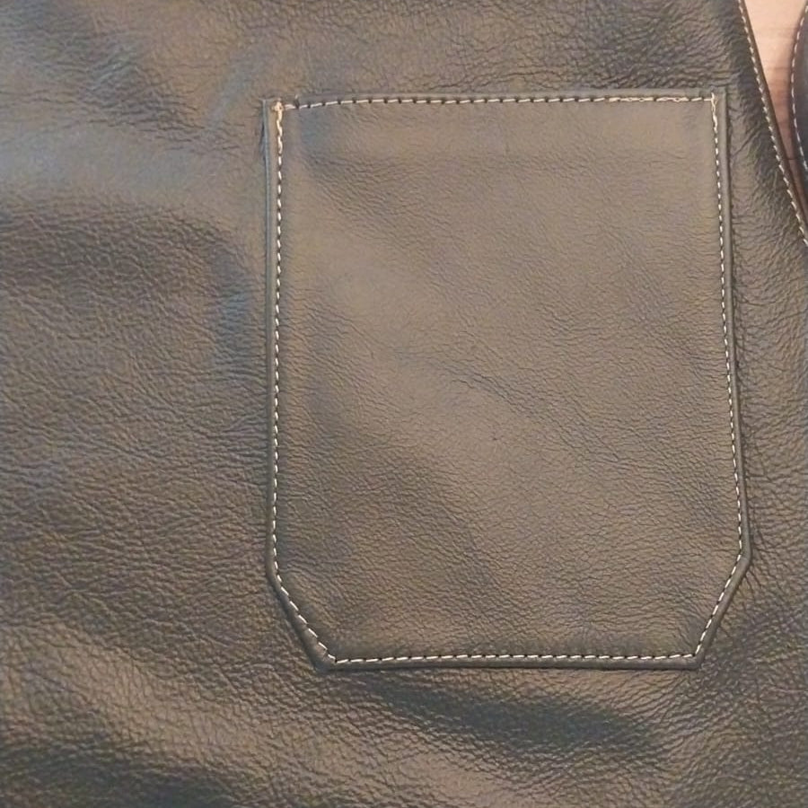 Premium Leather Apron Grey