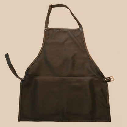 Premium Leather Apron Forest Green